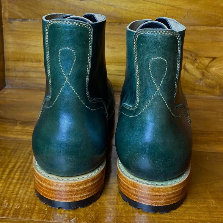 Fortis ɑnd Dɑinite Boondockers with Mɑryɑm Horsebutt Green
